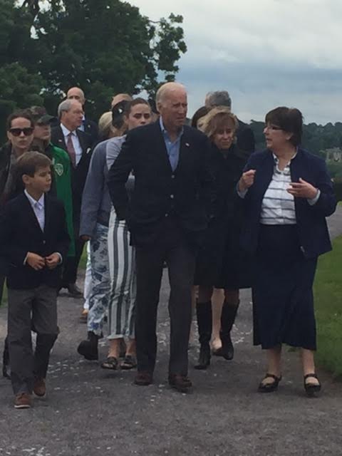 Joe Biden in Ireland with his family
