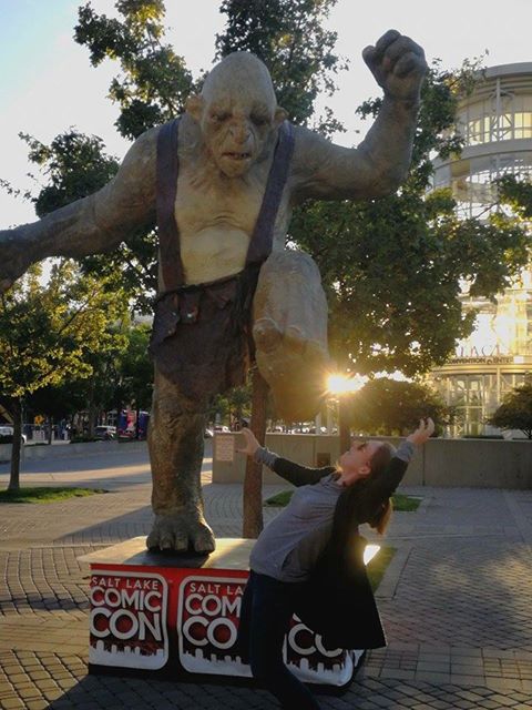 troll statue Comic con SLC 