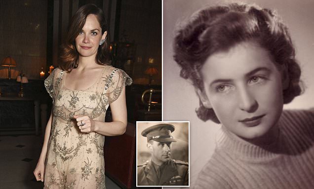 Actress Ruth Wilson with her grandmother Alison
