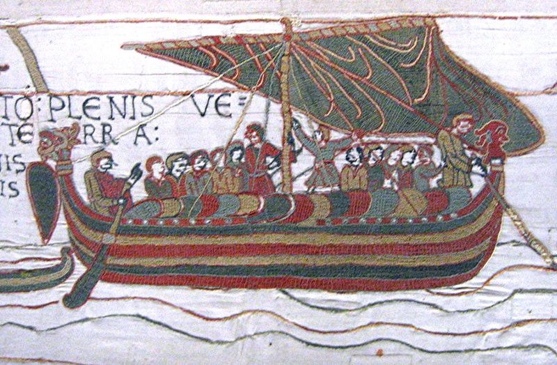 the Normans, as depicted on the Bayeux Tapestry