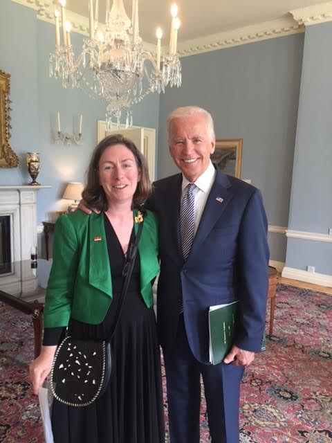 Fiona with Joe Biden