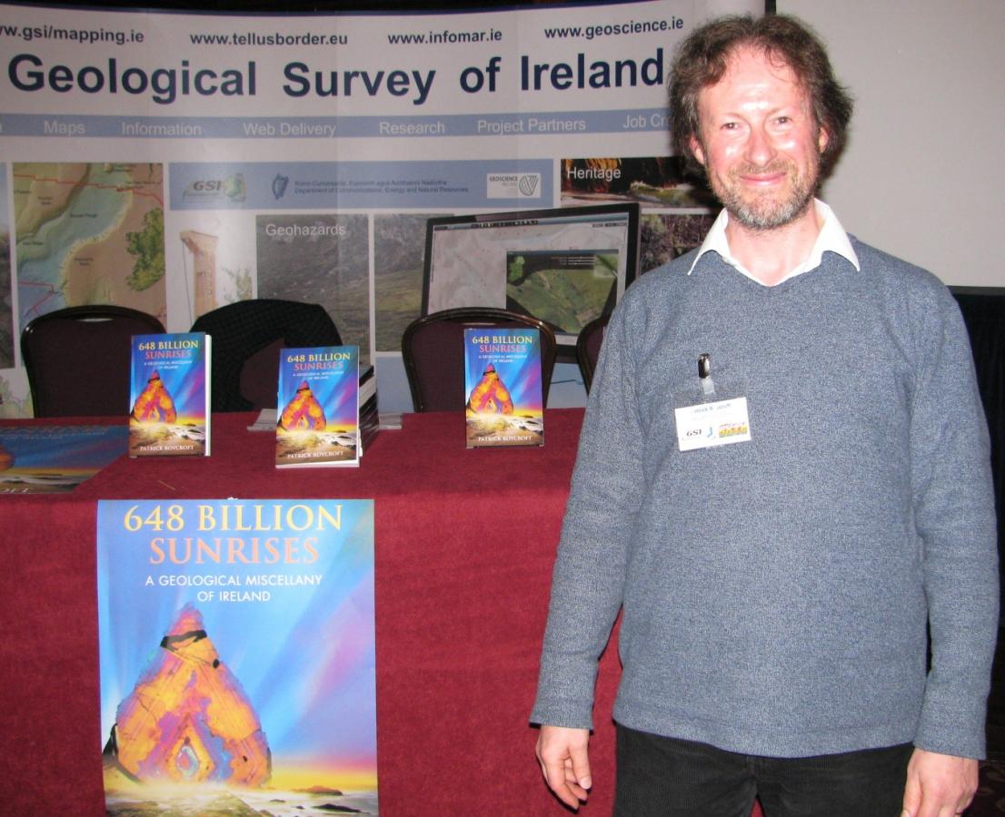 Paddy Roycroft and his new book at the Launch