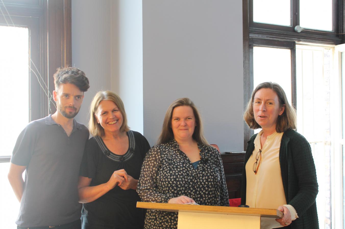 Andrew Flynn, Carmel Gilbride, Aoife O' Connor and Fiona Fitzsimons members