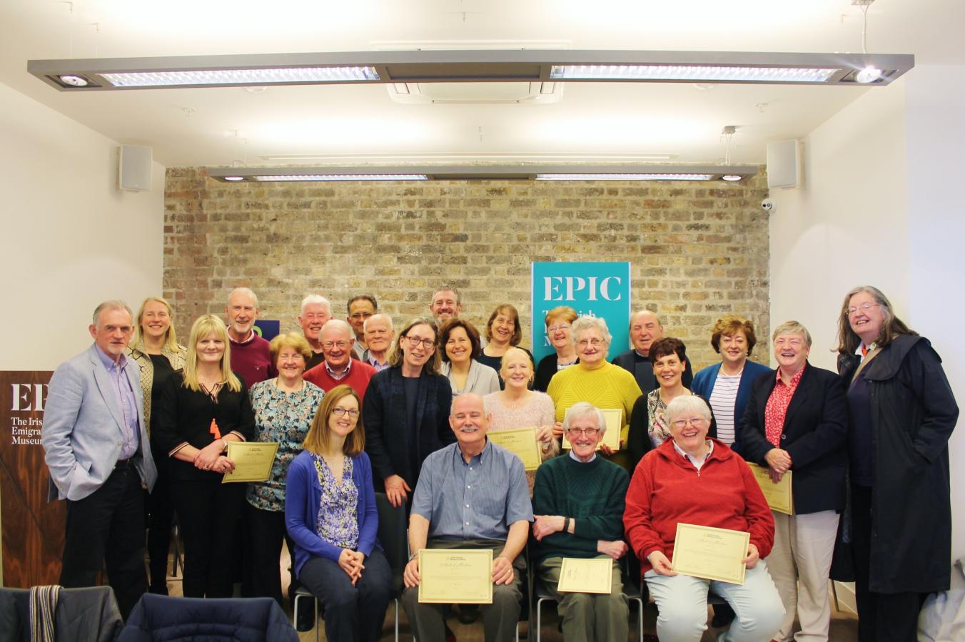 students completing Fingal County Libraries, Beginners’ Class in Irish Genealogy