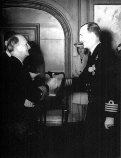 Donovan receiving the Legion of Merit in 1946