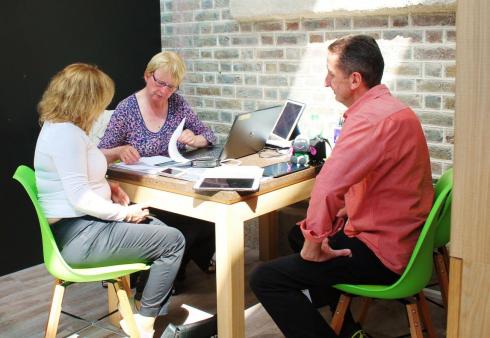 Maura Flood at Irish Family History Centre