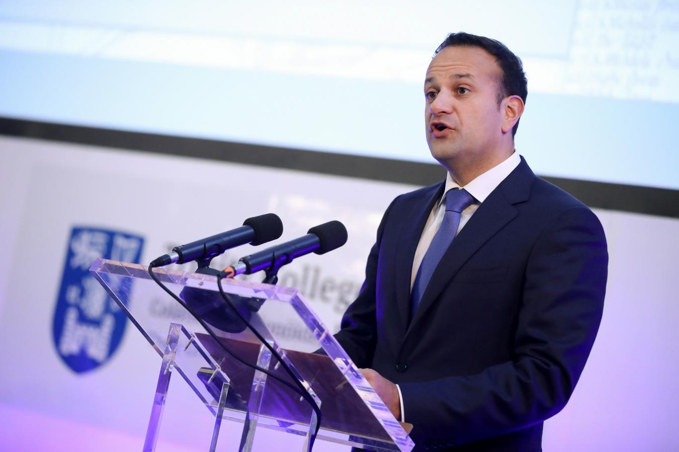 Taoiseach, Leo Varadkar TD  giving the opening address