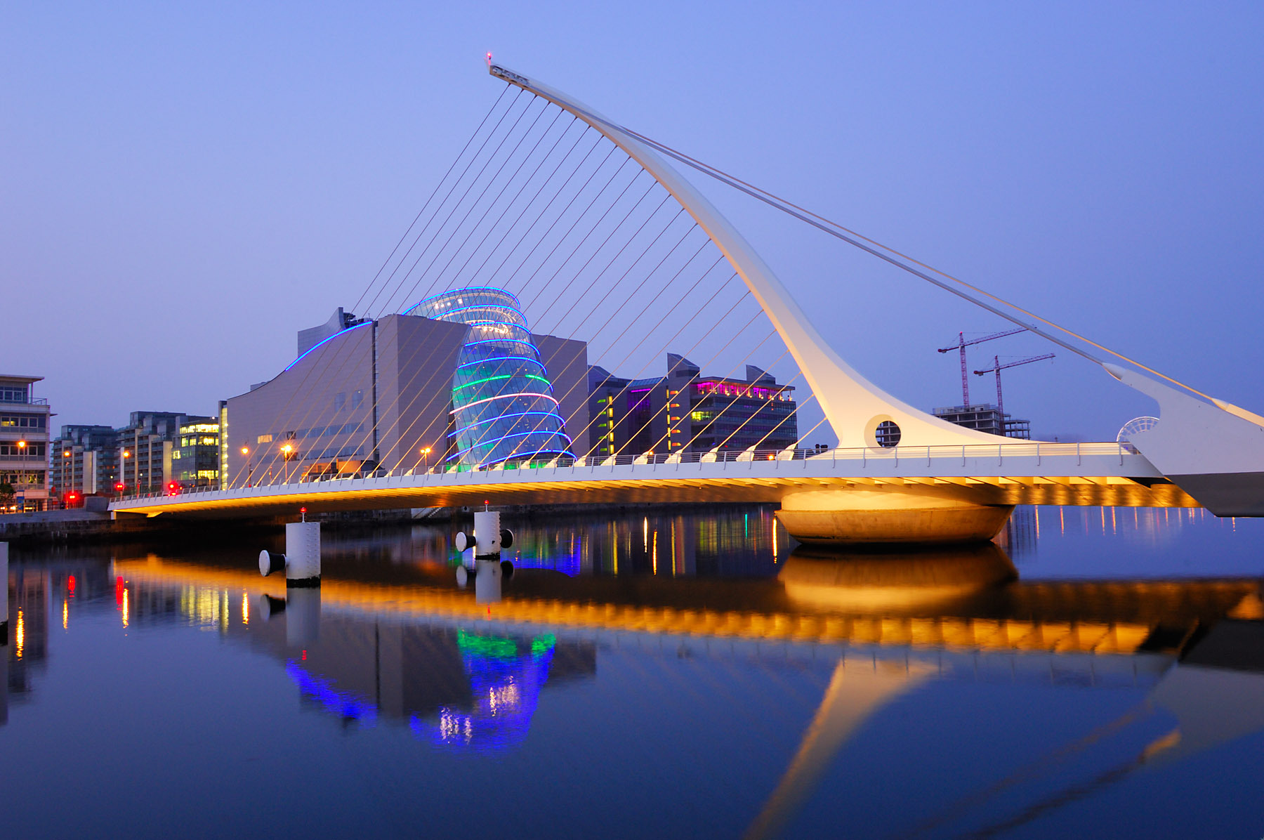 the Samuel Beckett Bridge