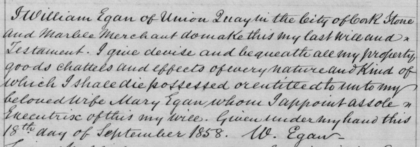The importance of Wills in building your family history Irish Family