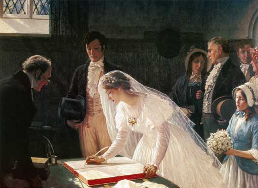 paper trail the moment of marriage or death