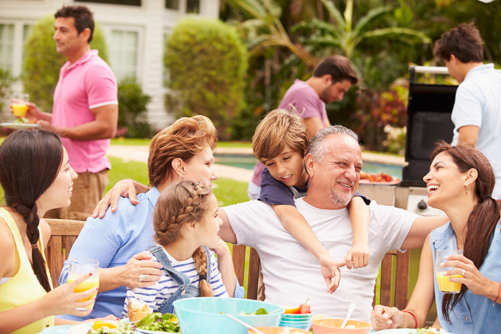 Family Enjoying Busman’s Holiday