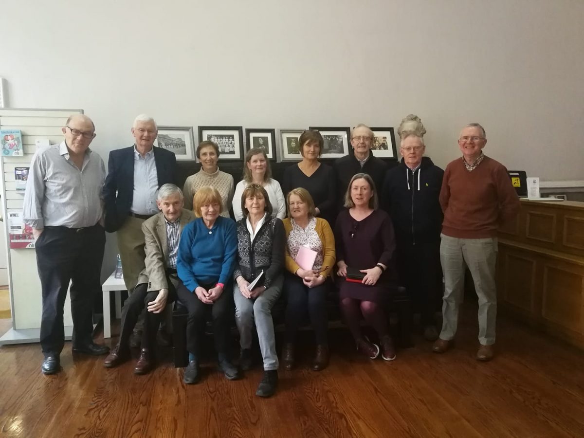 End of year 2018-19 Course in Irish Family & Social History, Trinity College Dublin