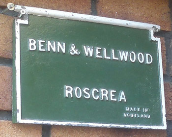Benn and Wellwood Roscrea made in Scotland
