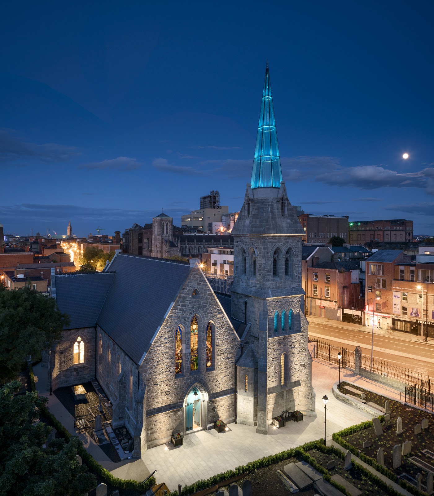 Pearse Lyons Distillery Night Time Shot