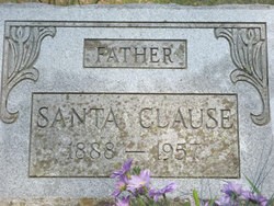 santa clause gravestone