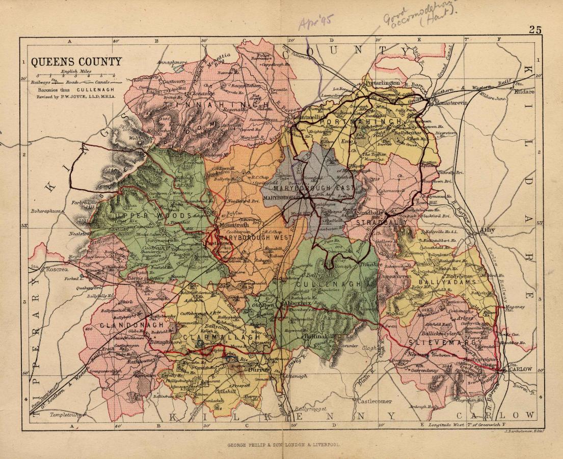 queens county map Ordnance Survey map