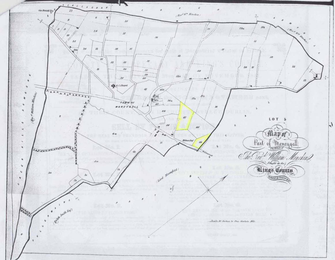 copy of the Landed Estates Court sale notice