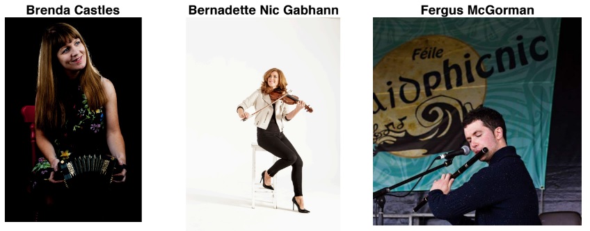 Brenda Castles, Bernadette Nic Gabhann and Fergus McGorman
